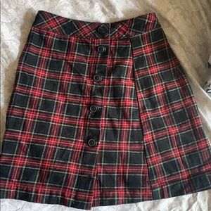 Plaid Skirt